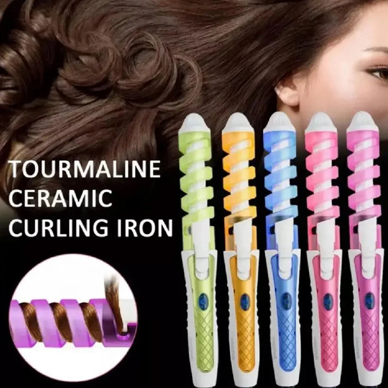 Automatic electric hair curler