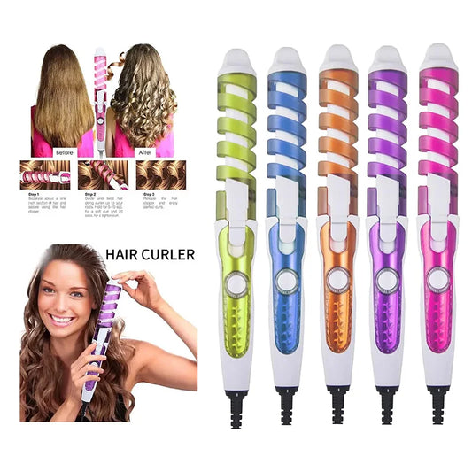 Automatic electric hair curler